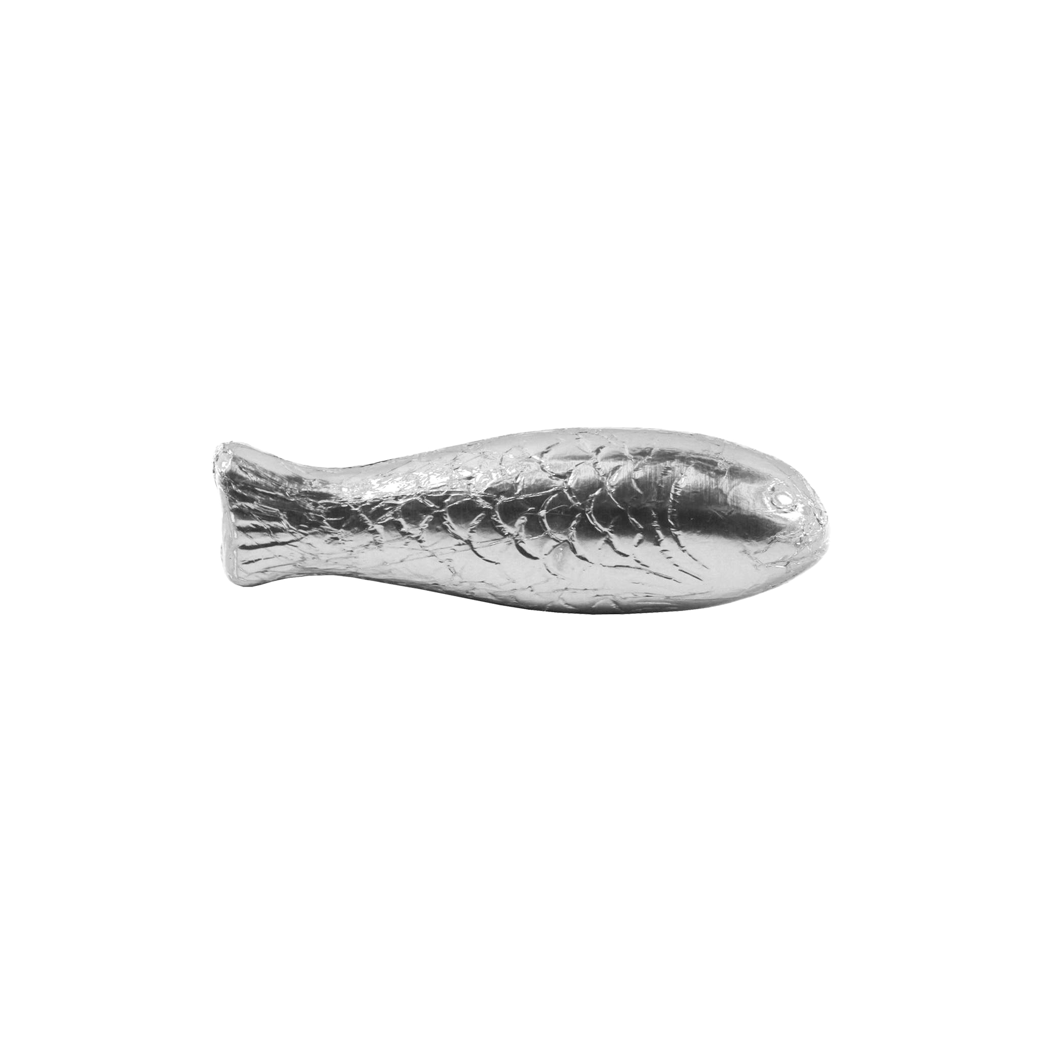Kleiner Schokofisch Silber