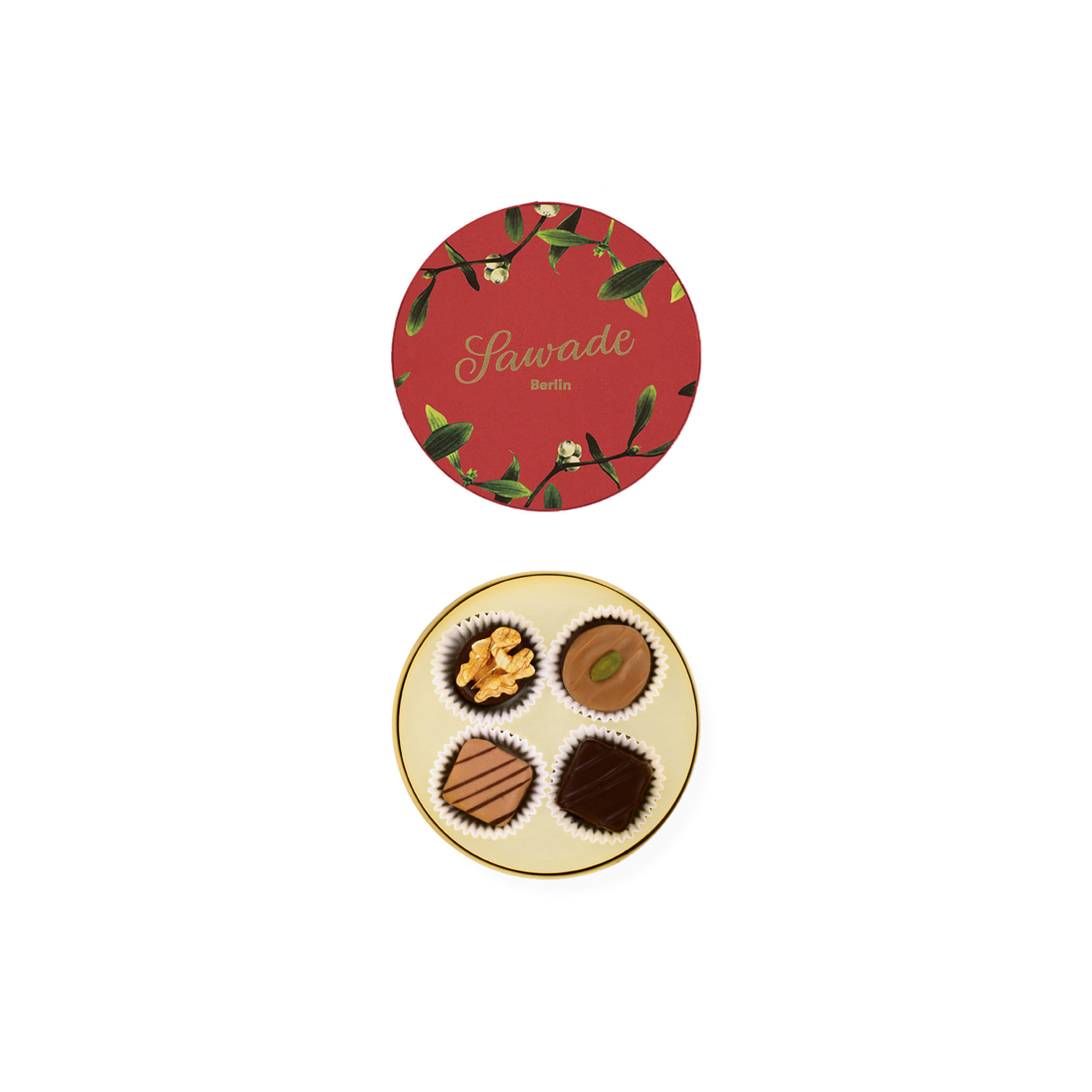 Pralinenschachtel Mistel
